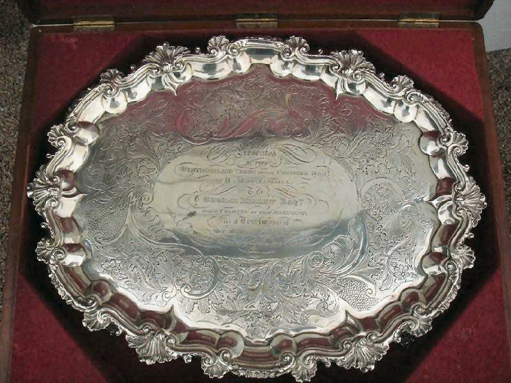 Silver salver