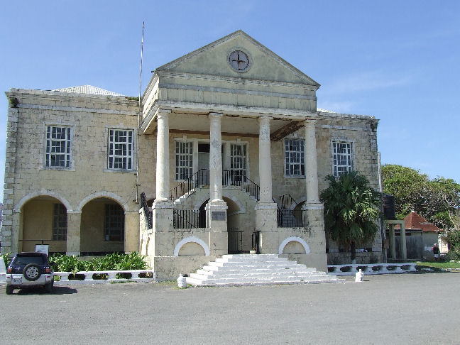 Falmouth Court House. (built c. 1815, renovated 1926) #22 on Falmouth map